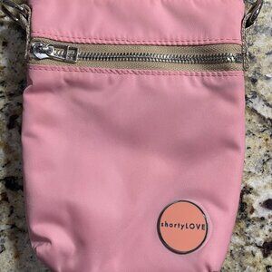 SHORTY LOVE small, pink crossbody purse